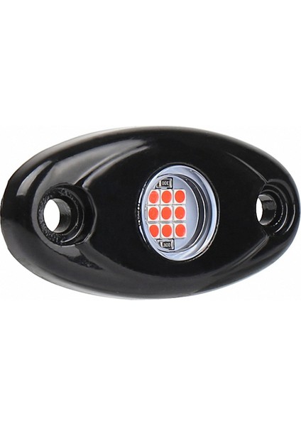 12 Pod LED Rock Işıkları Kiti Su Geçirmez Raptor Atv Raptor Offroad Boat-Kırmızı Için (Yurt Dışından)