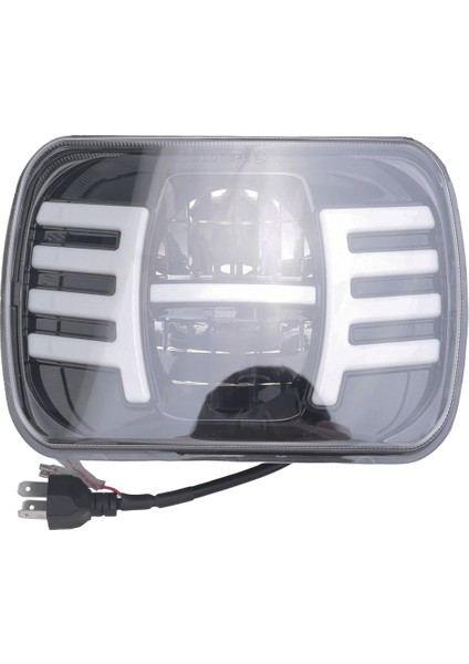 5x7 Inç LED Far 7x6 LED Kapalı Işın Başı Işık Lambası Jeep Yj Cherokee Xj Için Yüksek Düşük Işın (Yurt Dışından) modelleri