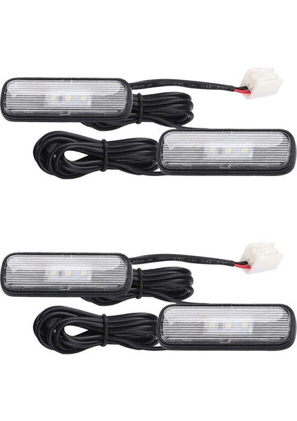 4pcs Araba Işığı LED Iç Atmosfer Işık Dekorasyon Lambası Ortam Ayak Işığı Honda Civic Için 10. 2018-2020 Kırmızı (Yurt Dışından)