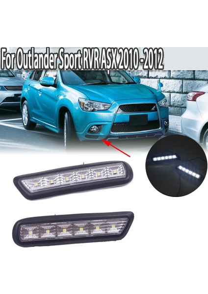 Mitsubishi Outlander Sport Rvr Asx 2012 2012 Için Araba Gündüz Koşu Işığı LED LED Lamba (Yurt Dışından) fiyatları