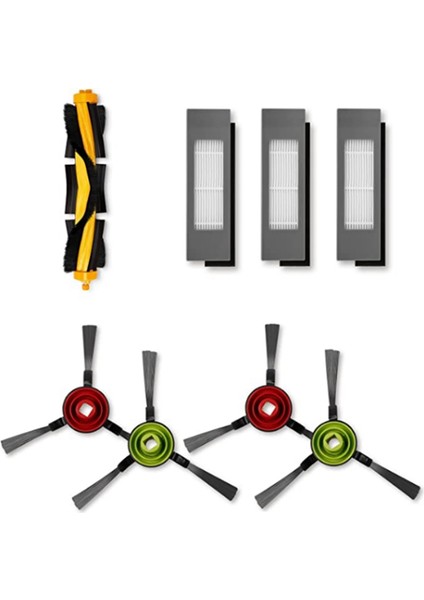 Ecovacs Deebot Aksesuar Paketi Yedek Fırçalar ve Filtreler Model Ozmo 920/T5/T8/T8 Aıvı/n7 N8 Pro+, Yeni (Yurt Dışından)