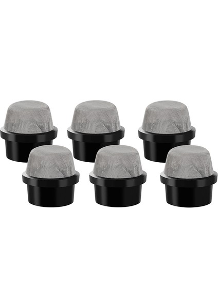 6 Pcs 190106Z Hava Bleeder Ekran Kapağı Paslanmaz Çelik Ekran Filtre Kapağı Yedek Parçalar- Hava Valfi Süzgeç Kapağı (Yurt Dışından)