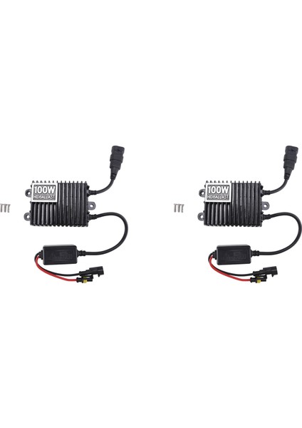 2x 12V Slim 100W Hıd Balast Yedek Xenon Işık Balast Hızlı Başlangıç ​​ultra Direkt (Yurt Dışından)