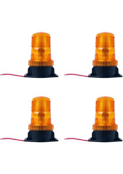 4x Forklift 30 LED Beacon Light Flaş Lambası Tehlike Acil Durum Yanıp Sönen Uyarı Kehribar (Yurt Dışından)