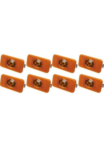 8x 24V Araba Kamyonu LED Yan Işaretçi Işık Amber Gösterge Lambası 4 Volvo Kamyonlar Için LED Fm/fh (Yurt Dışından)