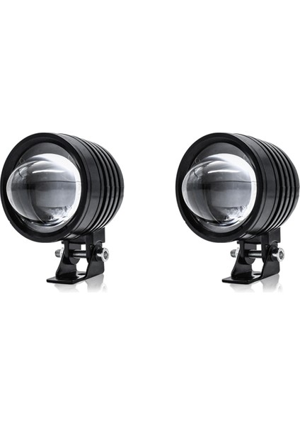 2x 3 Inç Motosiklet Far 30W 6000LM Fisheye LED Motosiklet Işık Far Sürüş Sis Spotları Beyaz+Amber Işık (Yurt Dışından) fiyatları