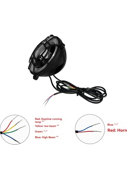 Elektrikli Bisiklet Kar Arabası Boynuz Farları 36V/48V/60V/72V Gece Güvenli Binicilik E-Bisiklet Ön Far (Yurt Dışından) fiyatları