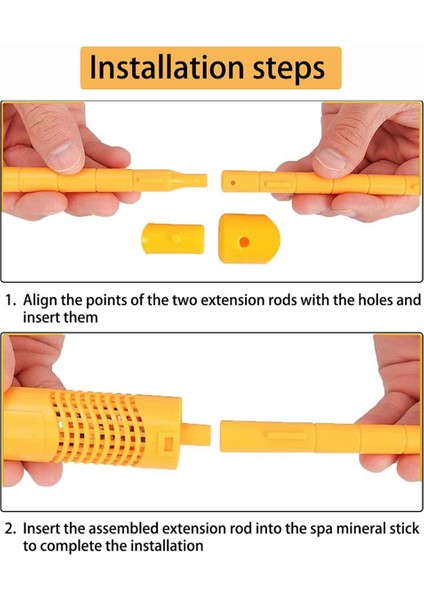 1 Paket Spa Mineral Çubukları Sıcak Küvet Yüzme Havuzu Balık Gölet Filtresi Için Parçalar Kartuşlar, 4 Ay Mavi Için Sona (Yurt Dışından) fiyatları