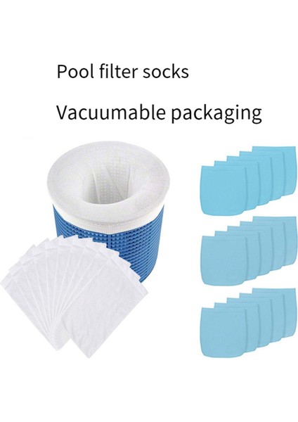10PCS Havuz Skimmer Filtre Havuzu Skimmer Sock Yeniden Kullanılabilir Filtre Sepetleri Temiz Ağ Yüzme Havuzu Temizlik Ekipmanları (Yurt Dışından) fiyatları