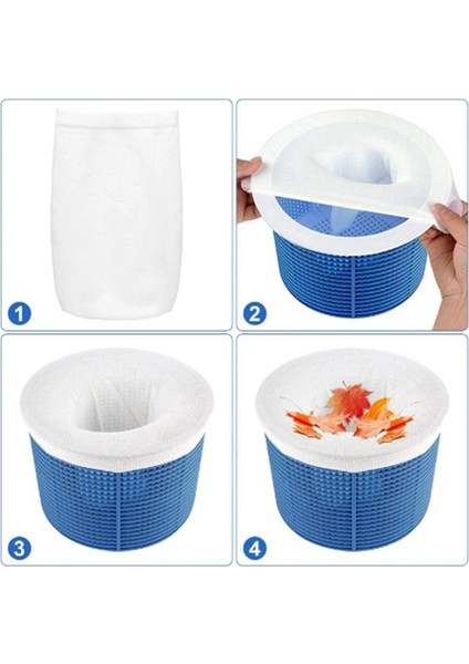 10PCS Havuz Skimmer Filtre Havuzu Skimmer Sock Yeniden Kullanılabilir Filtre Sepetleri Temiz Ağ Yüzme Havuzu Temizlik Ekipmanları (Yurt Dışından) indirimleri