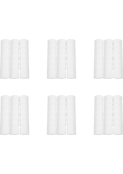 18PCS Su Arıtıcı 10 Inç Dize Yara Filtre Kartuşu 5 Mikrometre Pp Pamuk Filtresi Sedmient Filtre (Yurt Dışından)