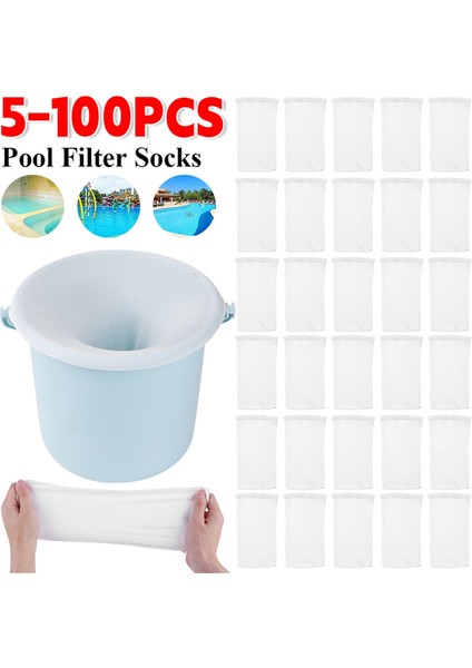 Yüzme Havuzu Skimmer, Elastik Naylon Net, Temiz Yüzme Havuzu Skimmer Filtre Çorap Torbası, Filtre Net Filtre Çantası (Yurt Dışından) indirimleri