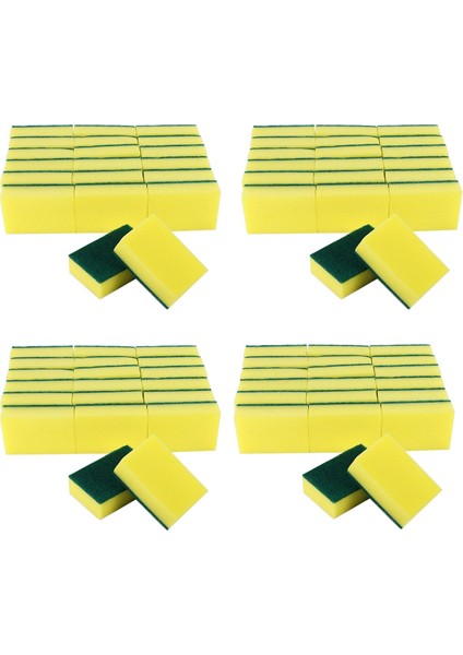 Ağır Hizmet Tipi Çok Kullanımlı Temizlik Süngerleri Ovma Çiziksiz Sünger Ovma Tabağı Süngerler Mutfaklar Için Kullanılır, 80 Paket (Yurt Dışından)