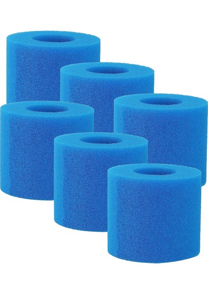 6pieces Havuz Filtre Köpük Sünger Kartuşu Değiştirme Tip V1 Aksesuarları Için Uzun Kalıcı Yıkanabilir (Yurt Dışından)