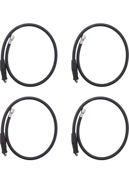 4x Tüp Dalış Bcd Orta Basınçlı Hortum Tüplü Dalış Regülatörü 2. Gösterge Solunum Regülatörü (Yurt Dışından)