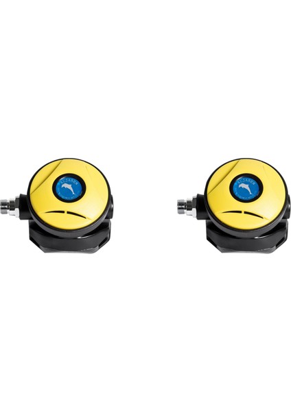 2x Scuba Dalıcı 2. Aşamalı Regülatör Profesyonel Sualtı Tüplü Dalış Ahtapot Dalış Regülatörü Sarı (Yurt Dışından)