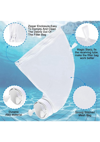 Polaris Için Havuz Temizleyici Kiti 280 480, 2pcs Fermuar Kapanma ile Tüm Amaçlı Çanta ve 10 Adet Yıkıcılar (Yurt Dışından) fırsatları