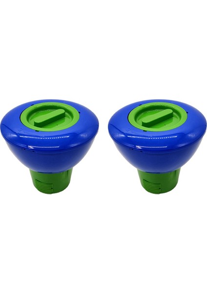 2pcs 7 Inç Yüzme Havuzu Şamandıra Klor/havuzlar, Kaplıcalar, Sıcak Küvetler ve Çeşmeler Için Brom Tablet Dağıtıcı (Yurt Dışından)