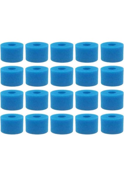 Intex Pure Spa Için 20PCS Yeniden Kullanılabilir Yıkanabilir Köpük Sıcak Küvet Filtre Kartuşu S1 Tipi (Yurt Dışından)