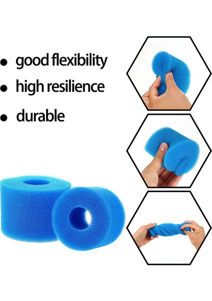 Intex Pure Spa Için 20PCS Yeniden Kullanılabilir Yıkanabilir Köpük Sıcak Küvet Filtre Kartuşu S1 Tipi (Yurt Dışından) fiyatları