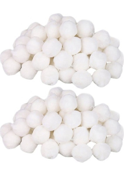 2x Yüzme Havuzları Filtre Topları Taşınabilir Islak Kuru Pamuklu Kutu Temiz Balık Tankı Filtresi Malzeme Su Arıtma Fiber 200G (Yurt Dışından)