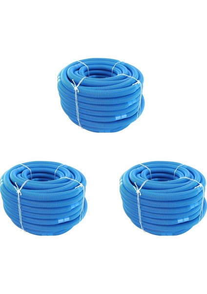 3pcs 6.3m Yüzme Havuzu Vakum Temizleyici Hortum Emme Yüzme Yedek Boru Havuzu Temizleyici Aracı Yüzme Havuzu Temizlik (Yurt Dışından)