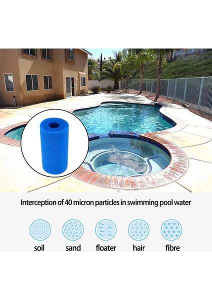 20PCS Köpük Filtre Sünger Intex A Tip A Yeniden Kullanılabilir Yıkanabilir Yüzme Havuzu Akvaryum Filtre Aksesuarları (Yurt Dışından) fırsatları