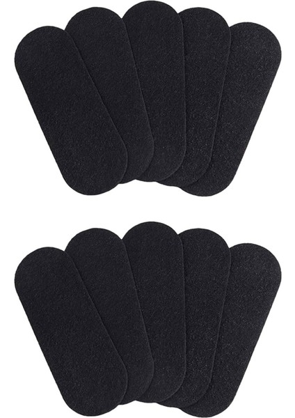 10 Adet Tavan Fan Filtreleri, Tavan Fanı Bıçakları Için Etkinleştirilmiş Hindistan Cevizi Karbon Filtresi Filtreleri Kokuları Ortadan Kaldırır, Toz Oval (Yurt Dışından)