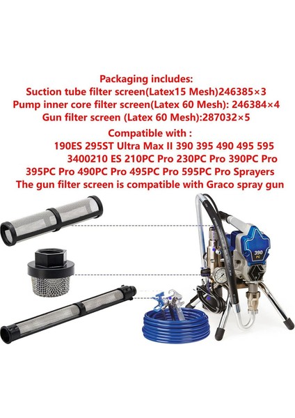246385 246384 287032 Filtre 390 395 490 495 495 595 Püskürtücü 3 Çeşit Saman Filtresi Sprey Pompası Iç Çekirdek Filtre (Yurt Dışından) modelleri