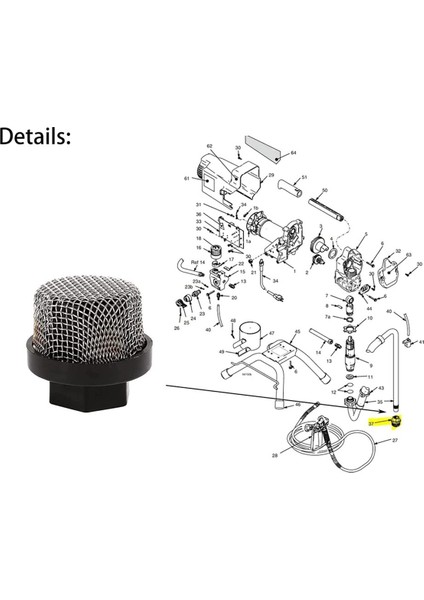 246385 246384 287032 Filtre 390 395 490 495 495 595 Püskürtücü 3 Çeşit Saman Filtresi Sprey Pompası Iç Çekirdek Filtre (Yurt Dışından) indirimleri