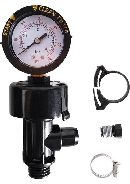 98209800 Yüksek Akış Manuel Tahliyesi Vanası/hava Tahliyesi Manuel Valf Montajı Havuz ve Spa Filtresi Için Basınç Göstergesi (Yurt Dışından)