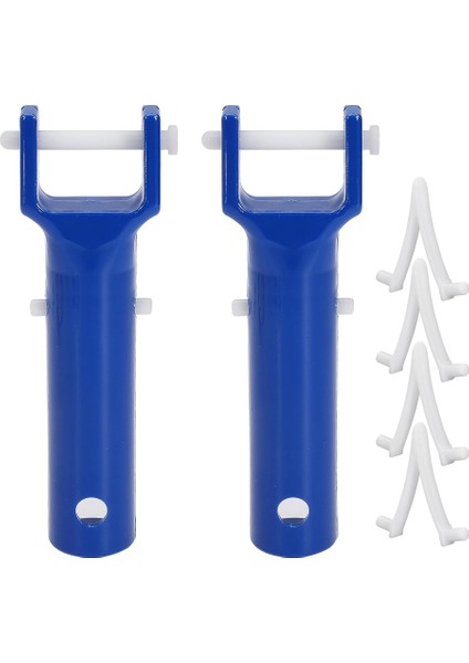 2 Adet Havuz Vakum Başlıklı 4 Pc ile Kelebek V-Clips ve Pimler Havuz Spa Vakum Kafası Için Uyuyor (Yurt Dışından)