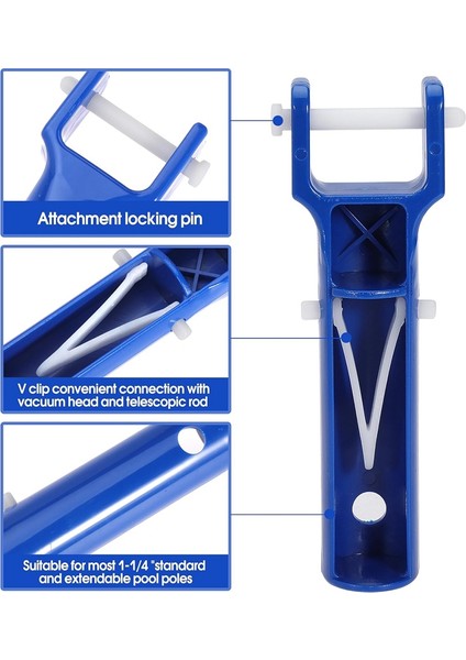 2 Adet Havuz Vakum Başlıklı 4 Pc ile Kelebek V-Clips ve Pimler Havuz Spa Vakum Kafası Için Uyuyor (Yurt Dışından) fiyatları