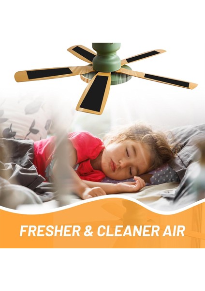 5 Pcs Tavan Fan Filtresi - Hindistan Cevizi Kabuğu Karbon Hava Filtreleri, Fan Bıçakları Için Filtreler, Kolay Kurulum, Havayı Taze Tutun (Yurt Dışından) indirimleri