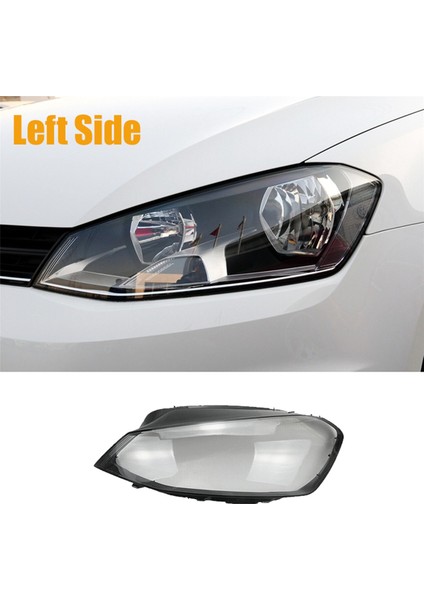 Golf Için 2x 7 Mk7 2014 2015 2015 2017 Araba Far Kapağı Şeffaf Lens Far Lambası Kabuğu (Sol Taraf) (Yurt Dışından) fiyatları