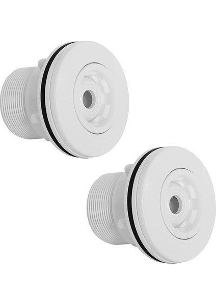 2x Açık Yüzme Havuzu Nozul Aksesuarları 360 Derek Dönebilir Dönüş Jet Su Masaj Nozumu Yüzme Havuzu (Yurt Dışından)