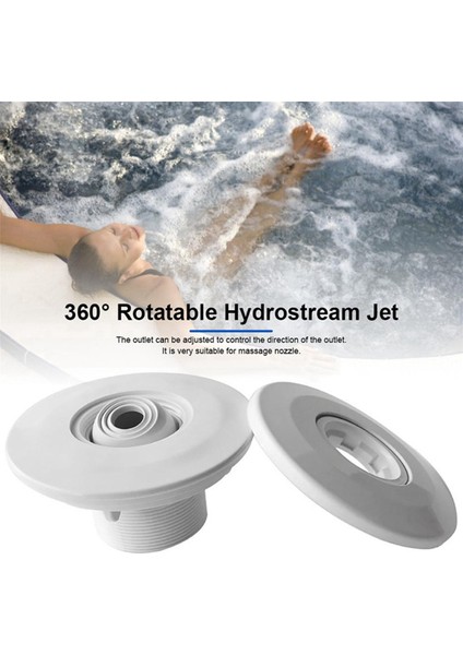 2x Açık Yüzme Havuzu Nozul Aksesuarları 360 Derek Dönebilir Dönüş Jet Su Masaj Nozumu Yüzme Havuzu (Yurt Dışından) fırsatları