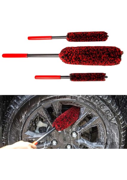 Araç Tekerlek Fırça Kiti, Tekerlek Temizleme Fırçası ve Araç Motosiklet Jant Çamurlukları Için Detay Fırçası Motor Egzoz Uçları (Yurt Dışından) modelleri