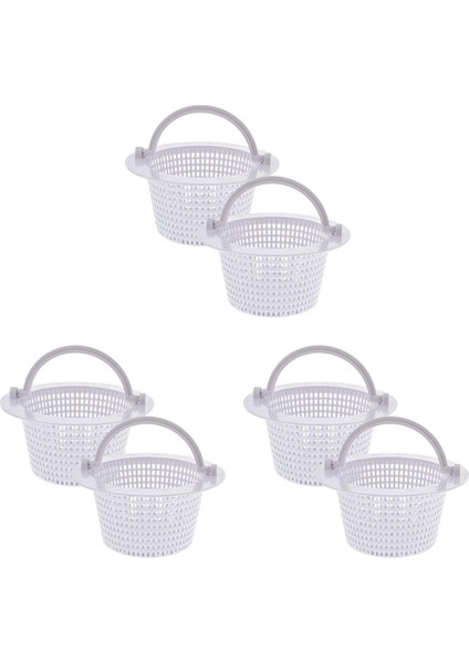 Yüzme Havuzu Skimmer Yedek Sepet Saplı, 6 Paket - Yer Havuzunun Üstünde Duvar Skimmer Sepetleri (Yurt Dışından)