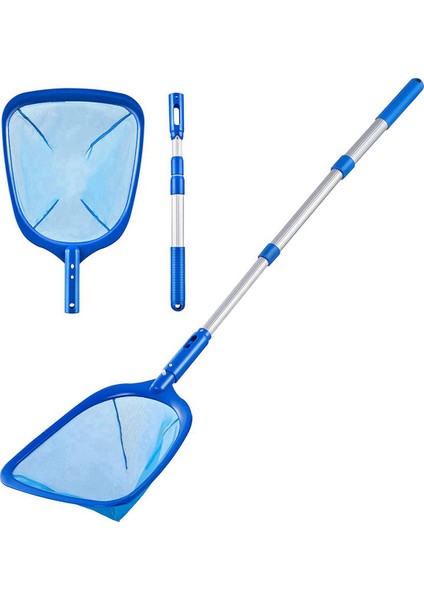 2x Havuz Skimmer Havuz Ağı 3 Bölüm Kutbu, Fine Mesh Net ile Havuz Skimmer Net, Teleskopik Kutup, Ultra-Ince Havuz Skimmer (Yurt Dışından) fiyatları