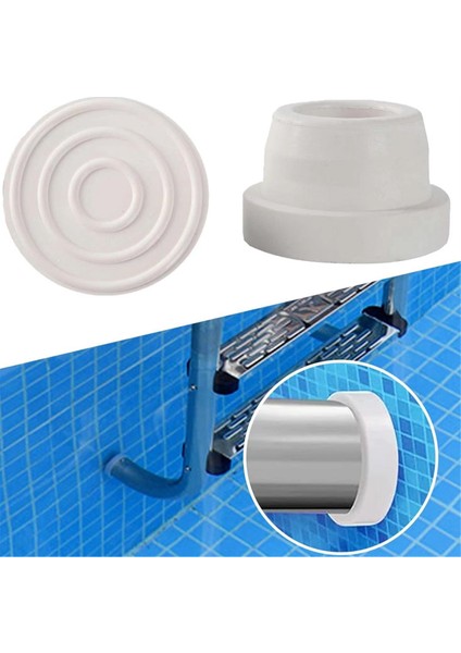 6pcs Kauçuk Havuz Merdiveni Tamponları 1.90 Inç Iç Çaplı Merdiven Tüpü Gözden Geçirilmiş Havuz Merdiveni Tapası Yüzme (Yurt Dışından) indirimleri