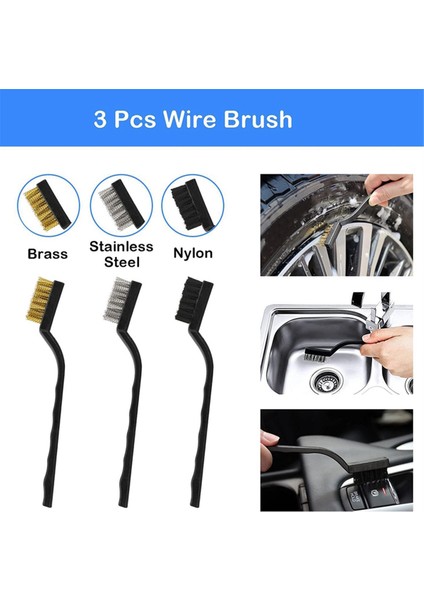 Araba Detaylandırma Fırça Seti, Araba Tekerleği Lastik Fırça Seti, Temizleme Tekerlekleri Için Araba Detaylandırma Kiti, Iç, Dış (Yurt Dışından) fiyatları