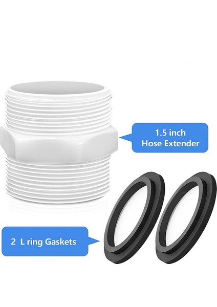 3x Havuz Hortum Adaptörü 1.5 Inç Intex Coleman Havuz Pompası Hortumu Halka Contaları Yüzme Havuzu Hortum Hortumu Adaptör Parçaları (Yurt Dışından) modelleri