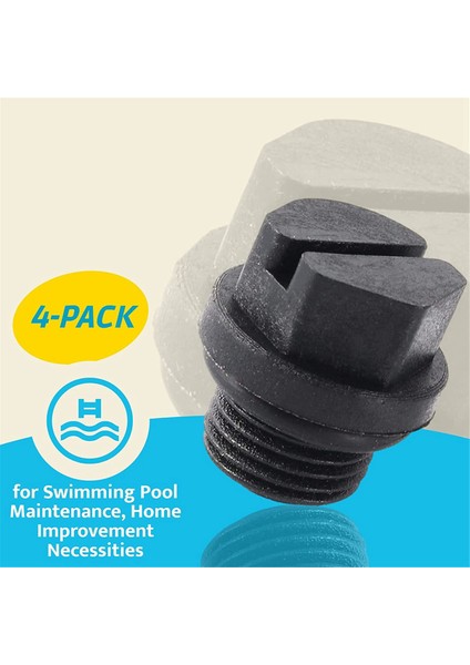 8 Paket Tahliye Tapaları O-Rings Pompası Pompası Havuz Filtreleri Yedek Havuz Tahliye Pompası Fişi SPX1700FG Hayward Pompaları Için (Yurt Dışından) fırsatları