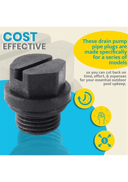 8 Paket Tahliye Tapaları O-Rings Pompası Pompası Havuz Filtreleri Yedek Havuz Tahliye Pompası Fişi SPX1700FG Hayward Pompaları Için (Yurt Dışından) indirimleri