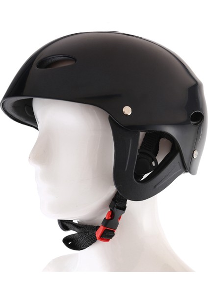 3x Güvenlik Koruyucusu Kask 11 Su Sporları Için Solunum Delikleri Kayak Kano Sörf Paddleboard - Siyah (Yurt Dışından) modelleri