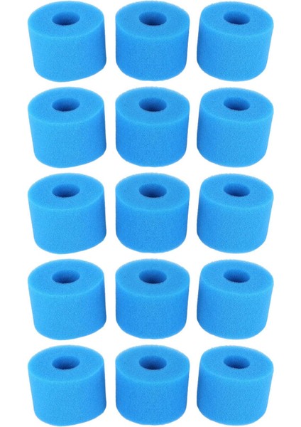 Intex Pure Spa Için 15PCS Yeniden Kullanılabilir/yıkanabilir Köpük Sıcak Küvet Filtre Kartuşu S1 Tipi (Yurt Dışından)