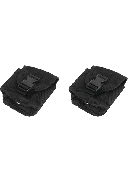 2x Dalış Trim Sayaç Kilo Cep Çantası Hızlı Serbest Bırakma Buckles Balast Ağırlık Çantası Dalış Için (Yurt Dışından)