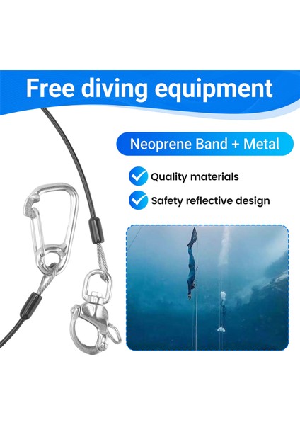 Scuba Divan Bileklik Strap Serbest Etme Halatı ile Scuba Divan Bileklik Strap Freeiving Scuba Dalış A (Yurt Dışından) fırsatları