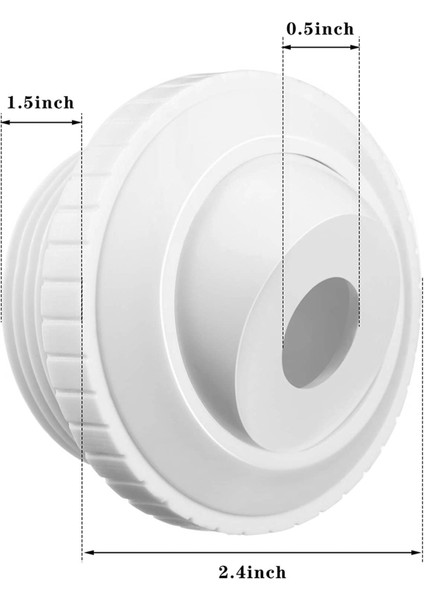 12PCS 3/4 Inç Havuz Jet Nozulları SP1419D Akış Giriş Bağlantısı Açılış Suyu Yön Havuz Geri Dönüşler (Yurt Dışından) modelleri